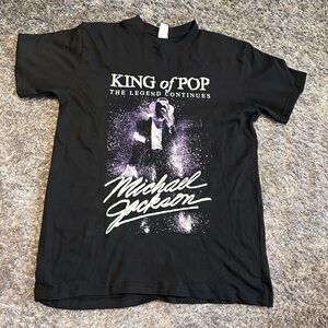 Michael jackson puff print shirt size large